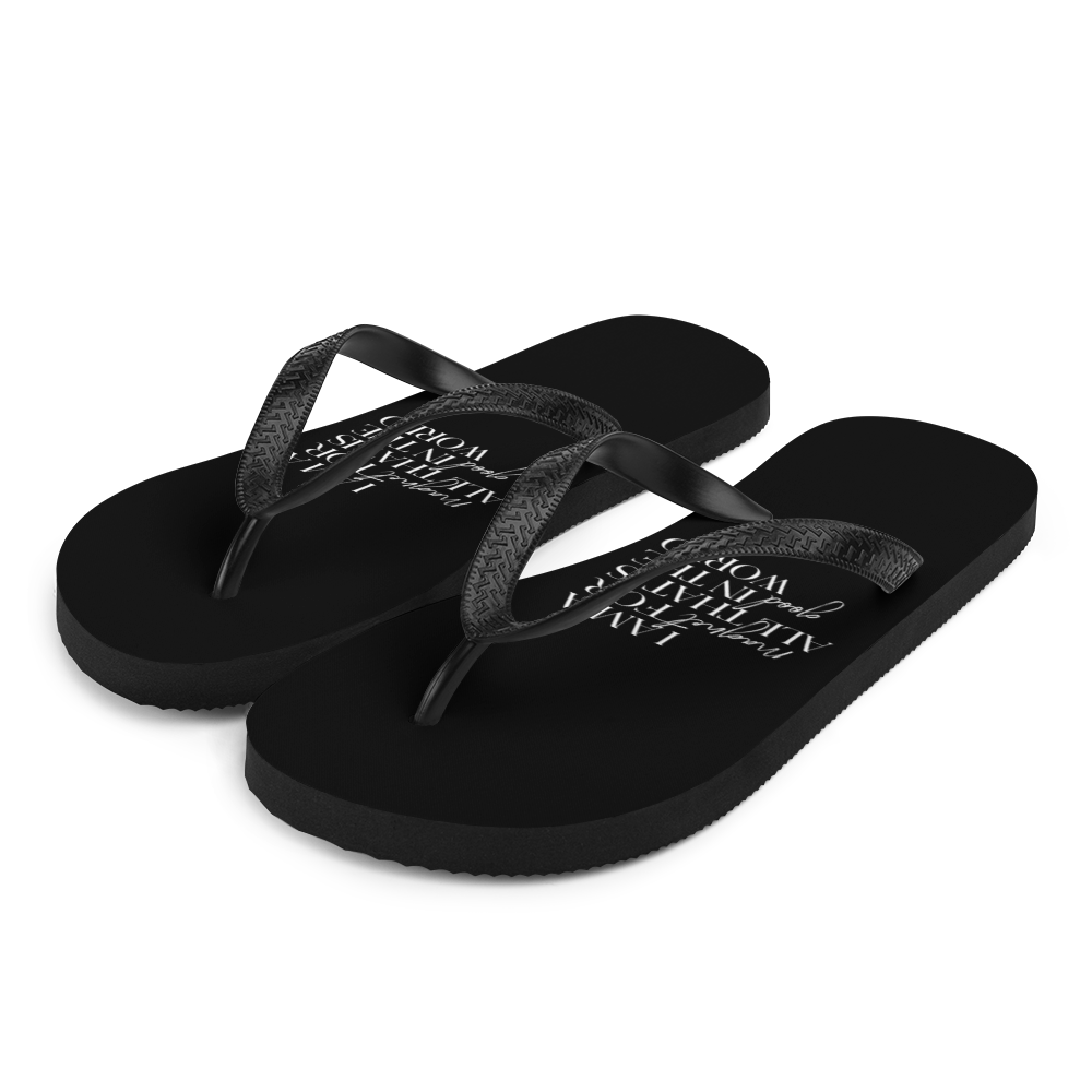 S I'm a magnet for all that is good in the world (motivation) Flip-Flops by Design Express