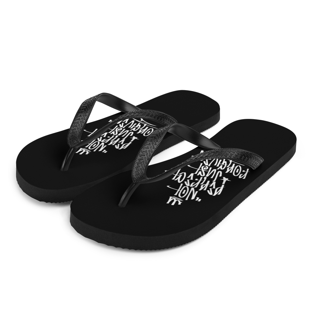 S Not Perfect Just Forgiven Graffiti (motivation) Flip-Flops by Design Express