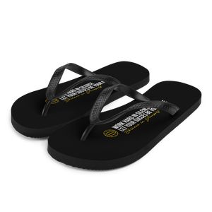 S Work hard in silence Flip-Flops by Design Express