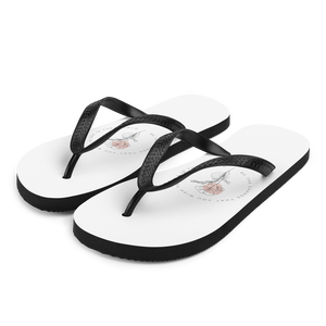 S Be the change that you wish to see in the world Spirit White Flip-Flops by Design Express