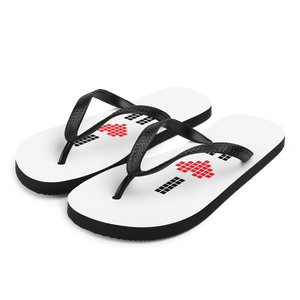 S I Heart U Pixel Flip-Flops by Design Express