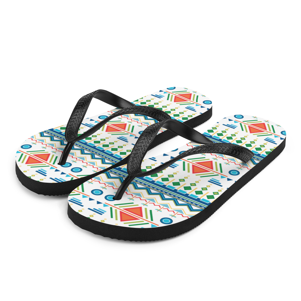 S Traditional Pattern 06 Flip-Flops by Design Express