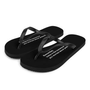 S Remember Quotes Flip-Flops by Design Express