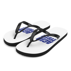 S ACID Blue Flip-Flops by Design Express