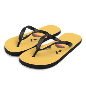 Shock Emoji Flip-Flops