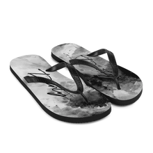 Dirty Abstract Ink Art Flip-Flops by Design Express