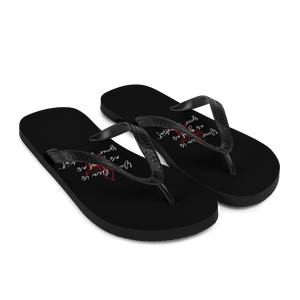 Your life is as good as your mindset Flip-Flops by Design Express