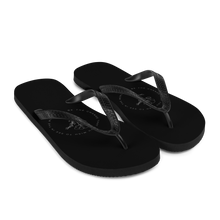 Be the change that you wish to see in the world Black Flip-Flops by Design Express