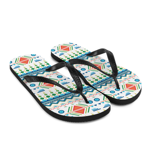 Traditional Pattern 06 Flip-Flops by Design Express