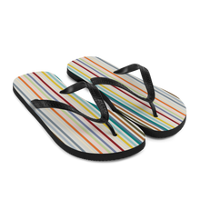 Colorfull Stripes Flip-Flops by Design Express