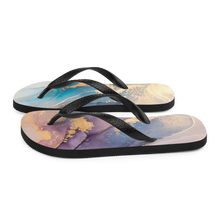 Soft Marble Liquid ink Art Full Print Flip-Flops by Design Express