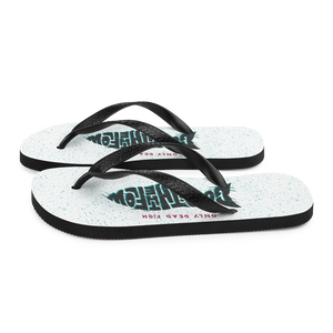 Only Dead Fish Go with the Flow Flip-Flops by Design Express