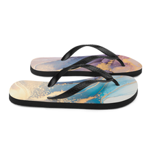 Soft Marble Liquid ink Art Full Print Flip-Flops by Design Express