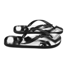 Face Art Black & White Flip-Flops by Design Express