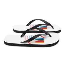 Rainbow Flip-Flops White by Design Express