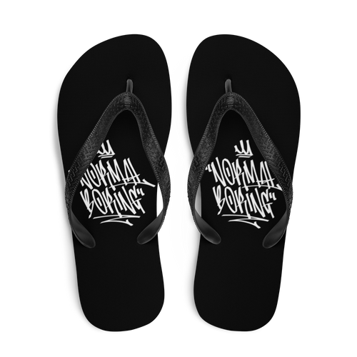 Normal is Boring Graffiti (motivation) Flip-Flops by Design Express