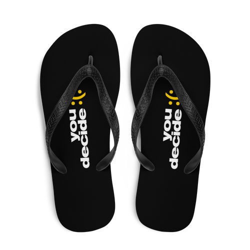 You Decide (Smile-Sullen) Flip-Flops by Design Express