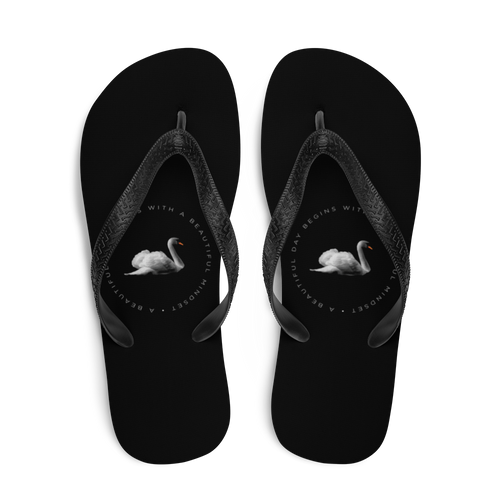 a Beautiful day begins with a beautiful mindset Flip-Flops by Design Express