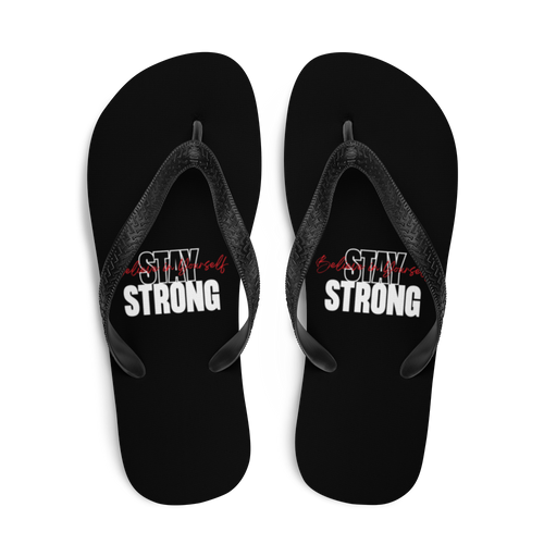 Stay Strong, Believe in Yourself Flip-Flops by Design Express