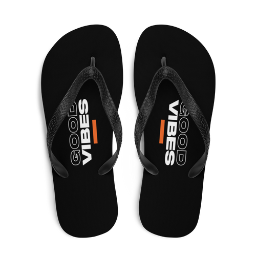 Good Vibes Text Flip-Flops by Design Express