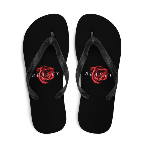 Beauty Red Rose Flip-Flops by Design Express