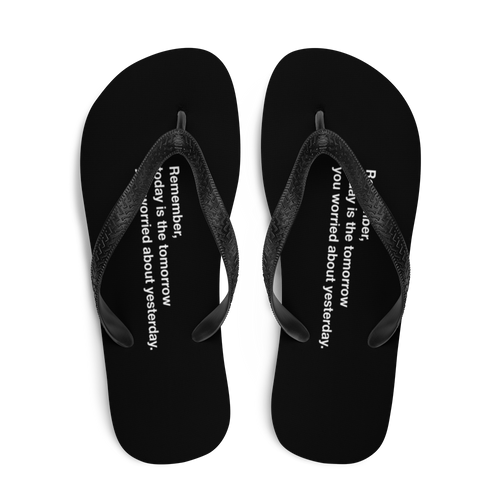 Remember Quotes Flip-Flops by Design Express