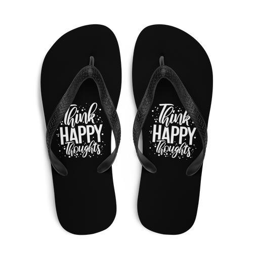 Think Happy Thoughts Flip-Flops by Design Express