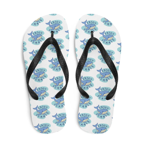 Whale Enjoy Summer Flip-Flops by Design Express