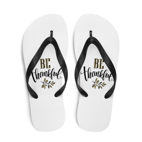 Be Thankful Flip-Flops by Design Express