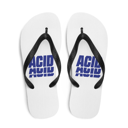 ACID Blue Flip-Flops by Design Express