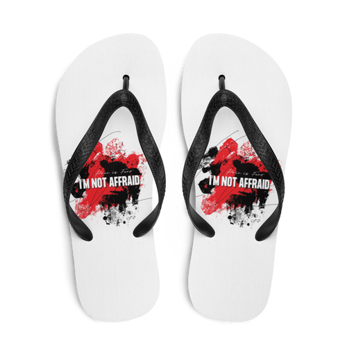 I'm Not Affraid Flip-Flops by Design Express