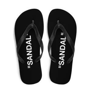 "PRODUCT" Series "SANDAL" Flip Flops Black by Design Express