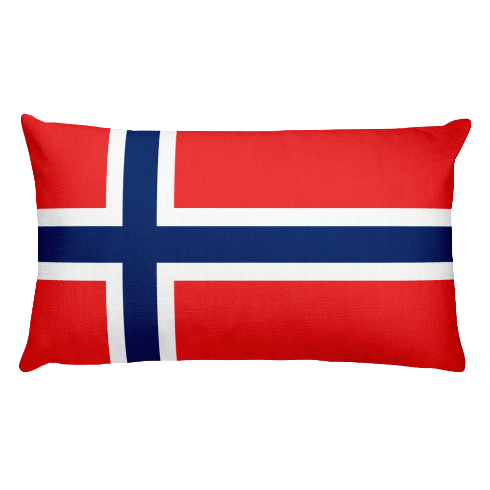 Default Title Svalbard Flag Allover Print Rectangular Pillow Home by Design Express