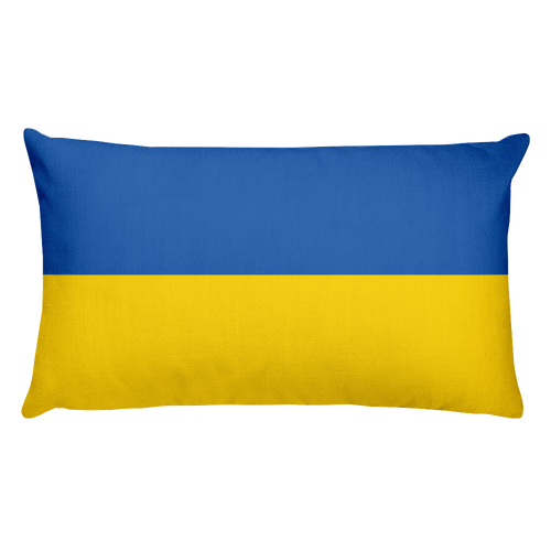 Default Title Ukraine Flag Allover Print Rectangular Pillow Home by Design Express