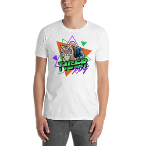 White / S Tiger King Unisex T-Shirt by Design Express