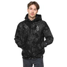 Black / S Keep Calm And Carry On Unisex Tie-Dye Hoodie by Design Express