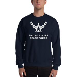 Navy / S United States Space Force BW Unisex Sweatshirt by Design Express