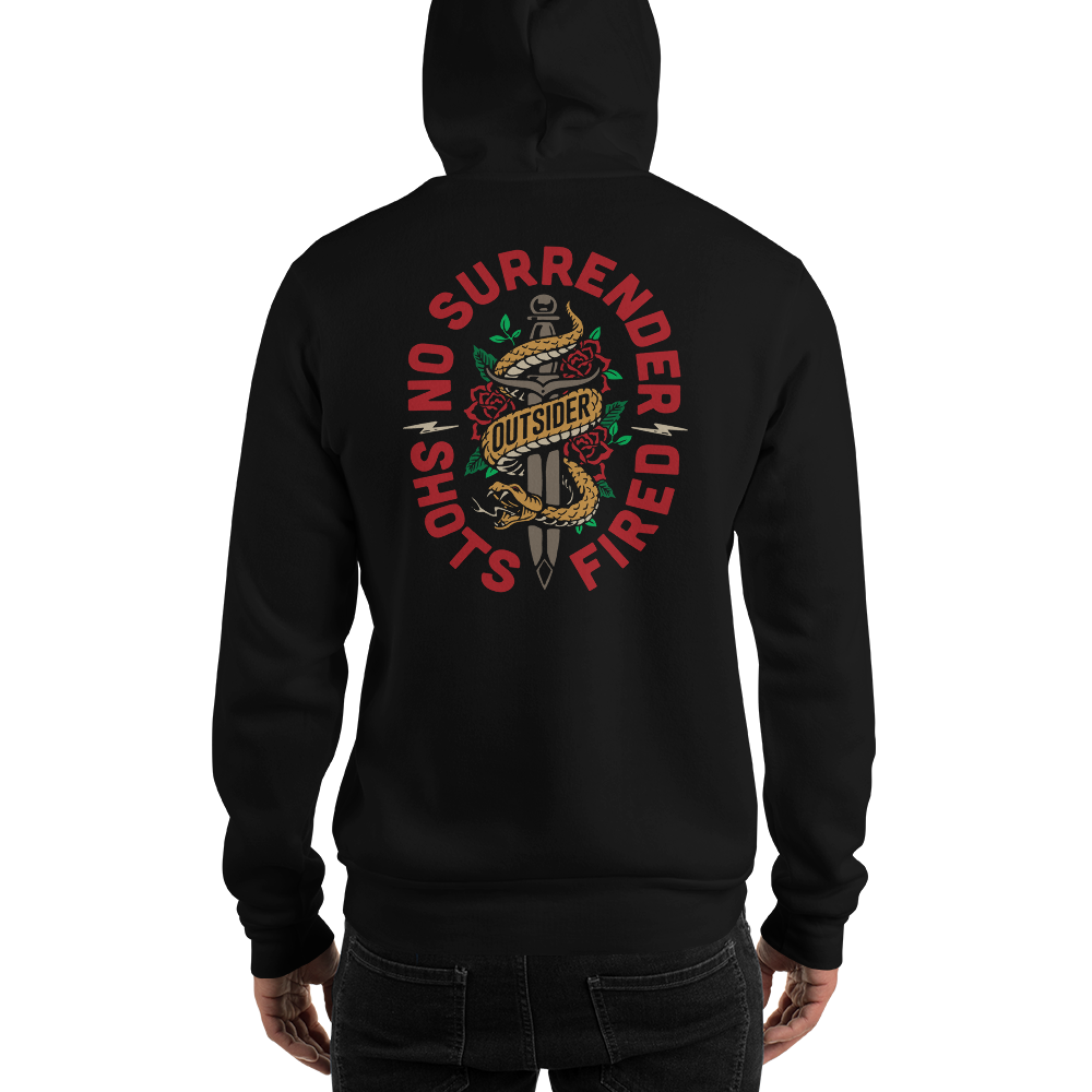 S No Surrender Unisex Hoodie by Design Express