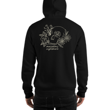 S Marvelous Nightmare Flower Skull Unisex Hoodie by Design Express