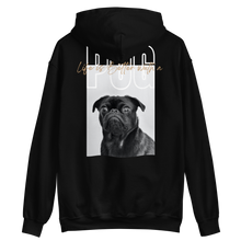 Life is Better with a PUG Unisex hoodie Back by Design Express