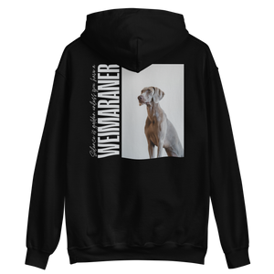 Weimaraner Unisex Hoodie Back by Design Express