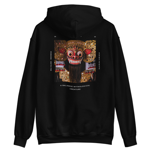 Black / S The Barong Square Unisex Hoodie Back by Design Express