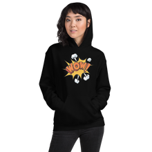 Black / S Wow Pop Art Unisex Hoodie by Design Express