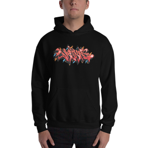 Black / S Dream Graffiti Unisex Hoodie by Design Express