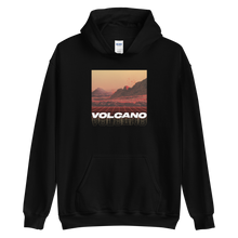 Black / S Volcano Front Unisex Hoodie by Design Express