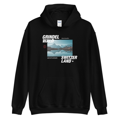 S Grindelwald Switzerland Front Unisex Hoodie by Design Express