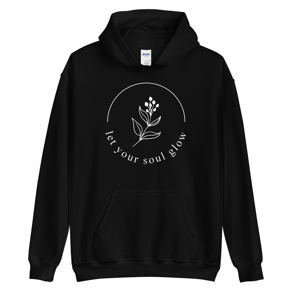 S Let your soul glow Unisex Hoodie by Design Express