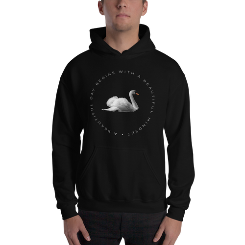 S a Beautiful day begins with a beautiful mindset Unisex Hoodie by Design Express