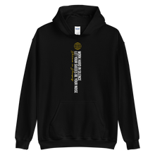 Black / S Work hard in silence Unisex Hoodie by Design Express