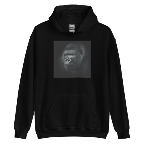 Black / S Mountain Gorillas Unisex Hoodie by Design Express